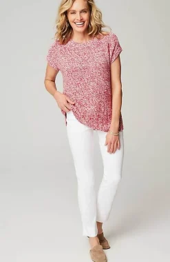Wearever Marled Dolman-Sleeve Pullover | Jjill
