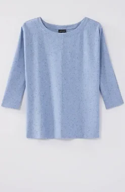 Wearever Marled Seamed Top | Jjill