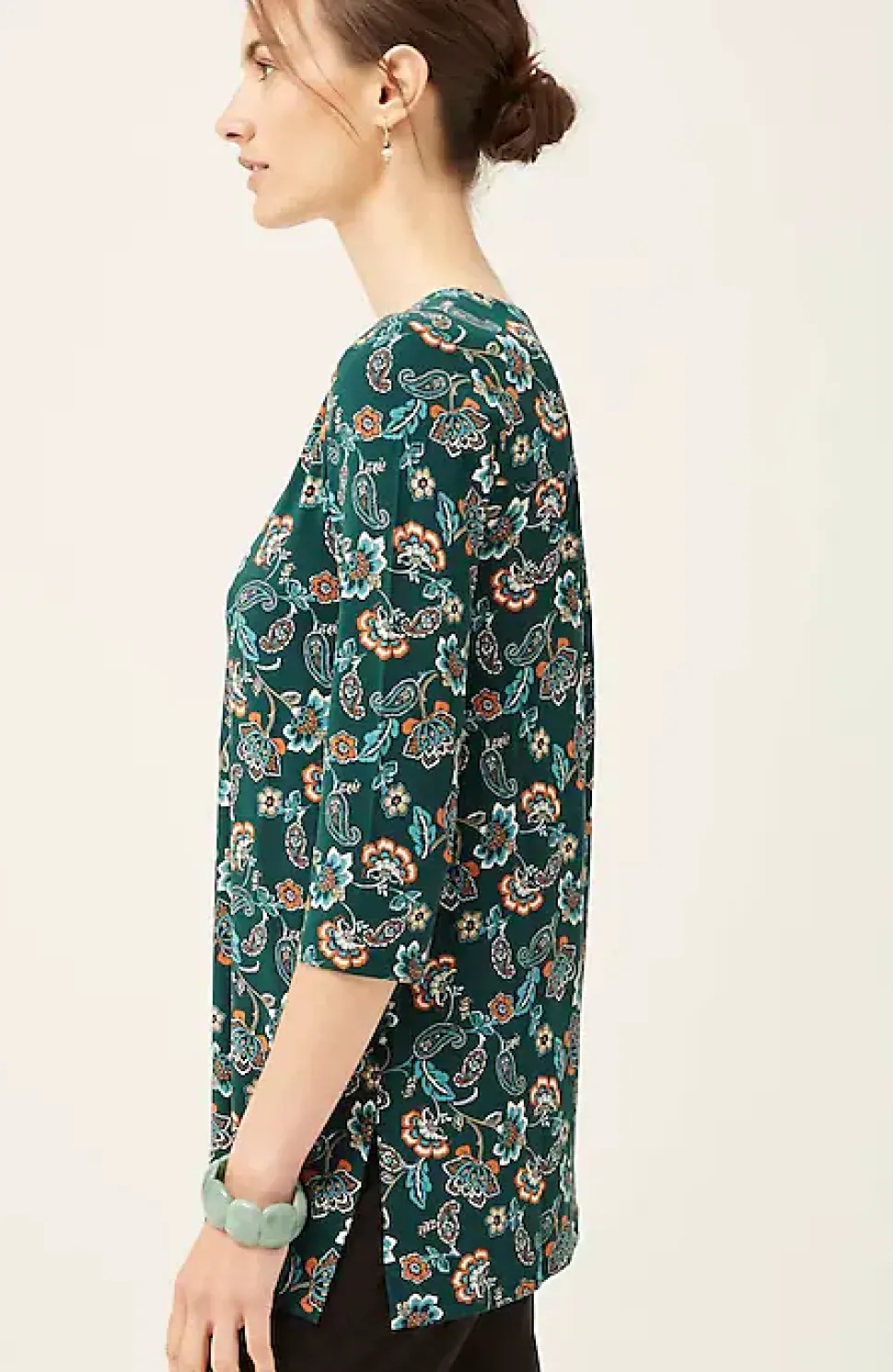 Wearever Shirred A-Line Tunic | Jjill