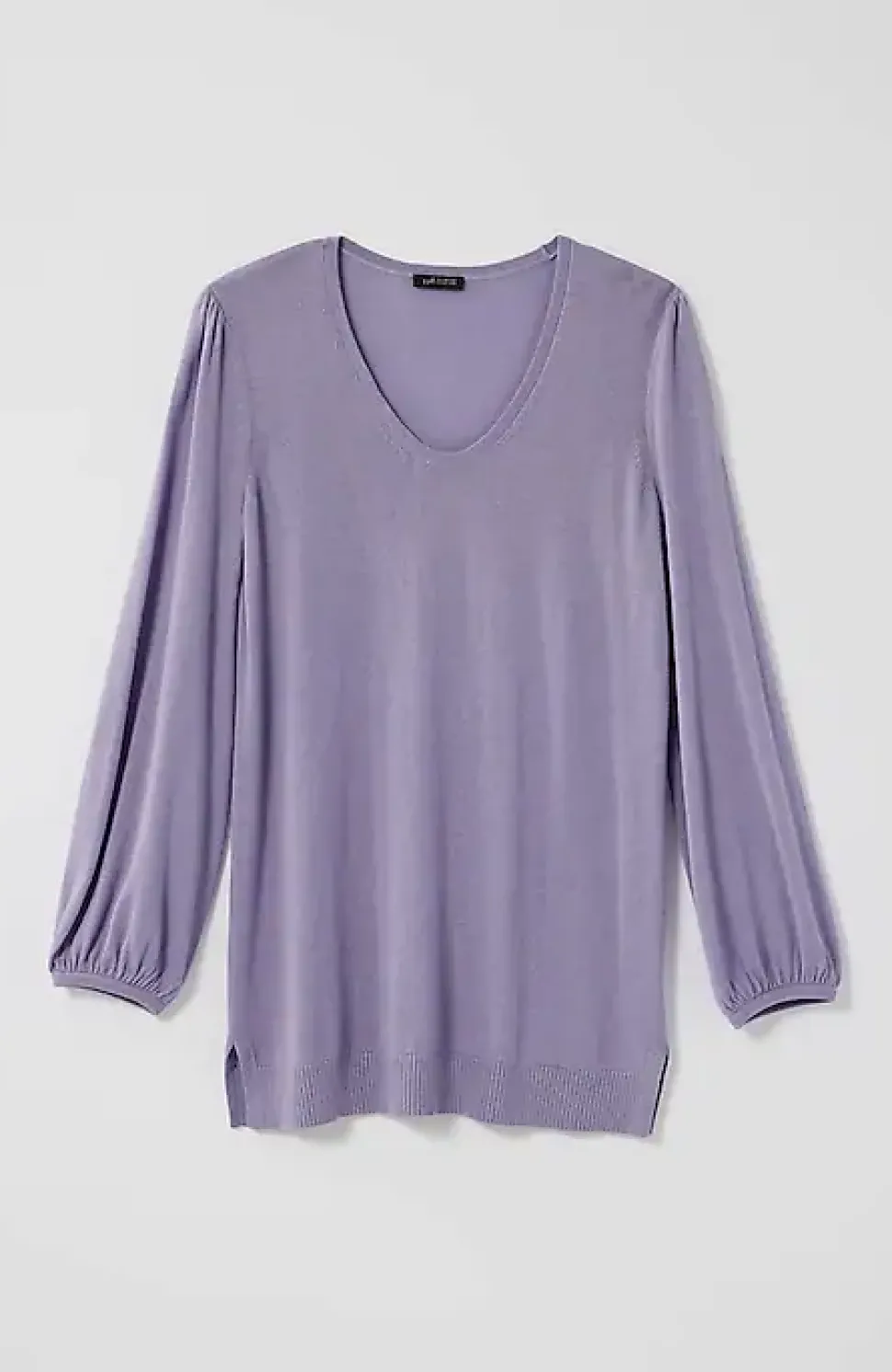 Wearever Silk-Blend Blouson-Sleeve Sweater | Jjill