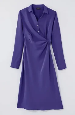 Wearever Twist-Front Shirtdress | Jjill
