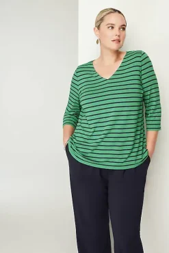 Wearever V-Neck Ballet-Sleeve Top | Jjill