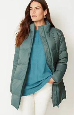 Zip-Front Down Puffer Coat | Jjill